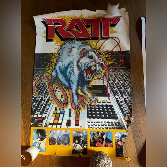 Art | Rare Ratt Poster 1984 23x34 12 | Poshmark
